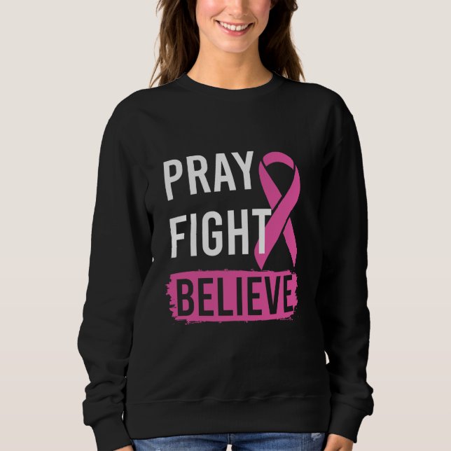 Camiseta Pray Fight Believe  (Frente)