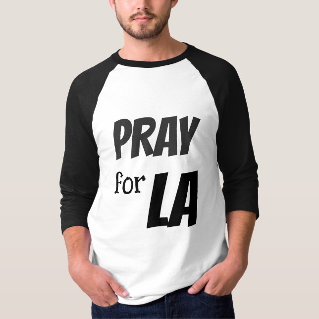 CAMISETA PRAY FOR LA (Frente)