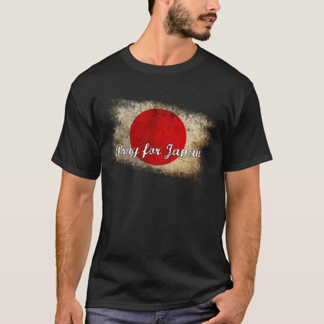 Camiseta Pray para Japão (Frente)