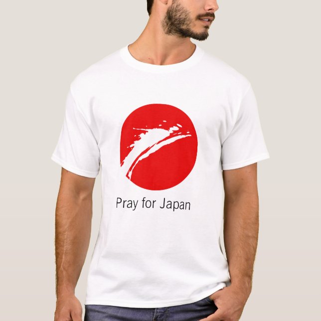 Camiseta Pray para Japão (Frente)