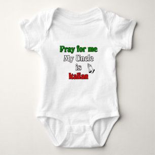 Camiseta Pray para mim que meu tio é italiano