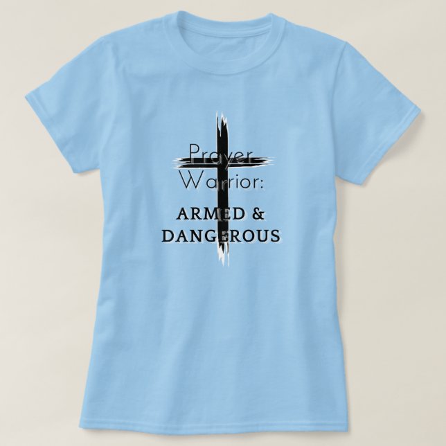 Camiseta Prayer Warrior (Frente do Design)