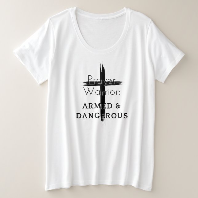 Camiseta Prayer Warrior (Frente do Design)
