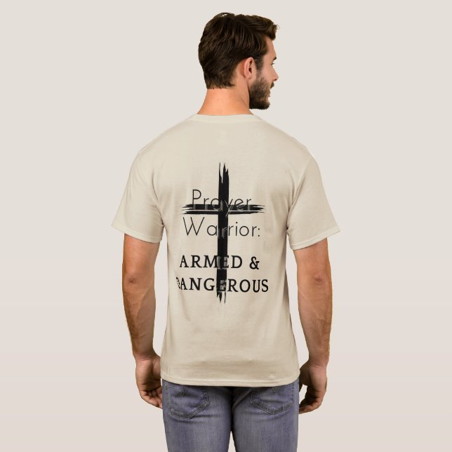 Camiseta Prayer Warrior (Parte Traseira Completa)