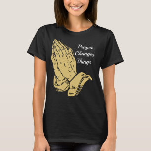 Camiseta Praying das mãos