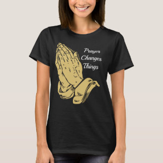 Camiseta Praying das mãos
