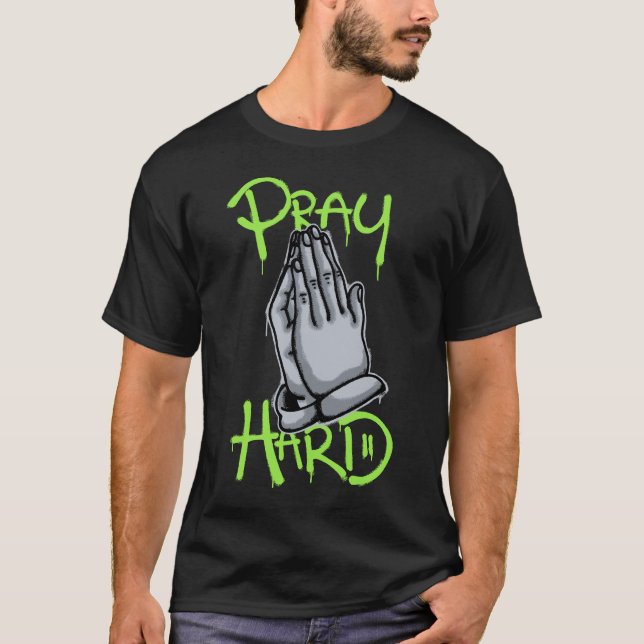 Camiseta Praying Hands streetwear (Frente)