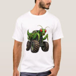 Camiseta Praying Mantis Style Off-Road Monster Truck<br><div class="desc">Featuring a bold praying mantis–inspired design with rugged off-road monster-truck styling, this piece brings a striking insect-predator theme to life. The dynamic artwork blends the intensity of a mantis with the power of oversized off-road trucks, making it a great choice for fans of monster trucks, motorsports, and unique creature-inspired graphics....</div>