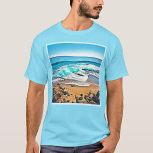 Camiseta Prazer da Praia: Vista para o Oceano