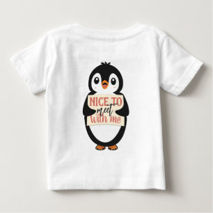 Camiseta Prazer em encontrar-me: sinal de pinguim personali
