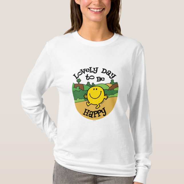 Camiseta Prazer Em Ser O Sr. Happy (Frente)