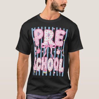 Camiseta Pré-escola Coquette Primeiro Dia De Aula 1º Dia