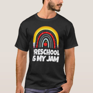 Camiseta Pré-escola é minha paixão Primeiro dia de volta às