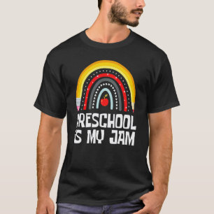 Camiseta Pré-escola é minha paixão Primeiro dia de volta às