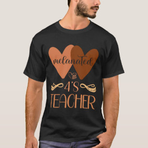 Camiseta Pré-escola Negra 4 S Professora de Creche História