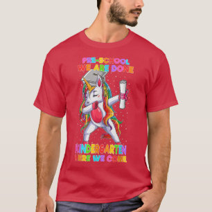 Camiseta Pré-Escola, Terminamos O Jardim De Infância Aqui.