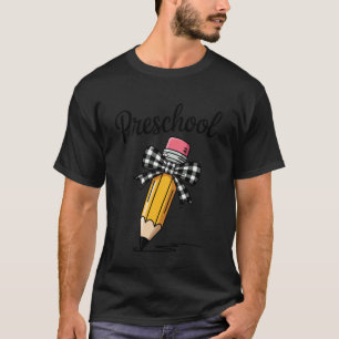 Camiseta Pré-escolar Volta às Aulas Professor Aluno Família