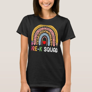 Camiseta Pré-Escolas K Esquadrão Pré-Escolar Professor Arco