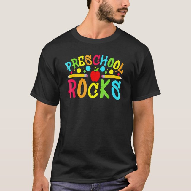 Camiseta Pré-Escolas Rocha Professores Da Pré-Escolas De Vo (Frente)