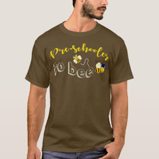 Camiseta Pré-Escoler Engraçado Primeiro Dia de Prescho