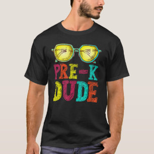 Camiseta Pré K Cara De Volta À Escola Primeiro Dia De Pré K