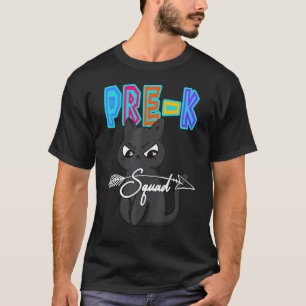 Camiseta Pré-K Crianças De Volta À Escola No Primeiro Dia D