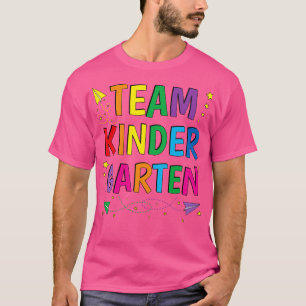 Camiseta Pré-K de Professores do Jardim de Infância da Equi