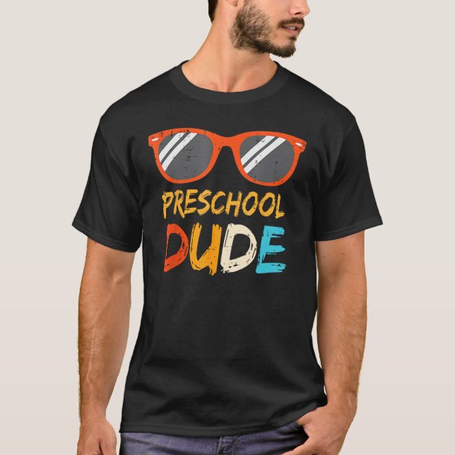 Camiseta Pre K Dude Preschool Teachers Students Back To Sch (Frente)
