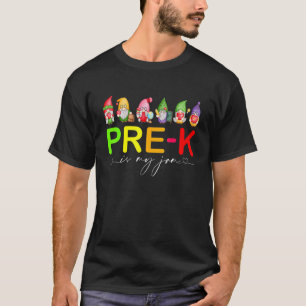 Camiseta Pré K é meu Jam Professor Aluno De Volta à Escola