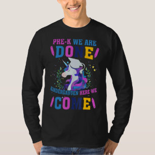 Camiseta Pré K, Fizemos O Jardim De Infância Aqui Vimos Uni