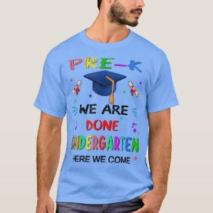 Camiseta Pré-k Graduação Classe 2022 Jardim de Infância Aqu