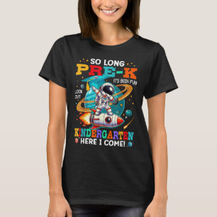 Camiseta Pré-k Graduação Engraçada Formando Pré-Escolas Gir