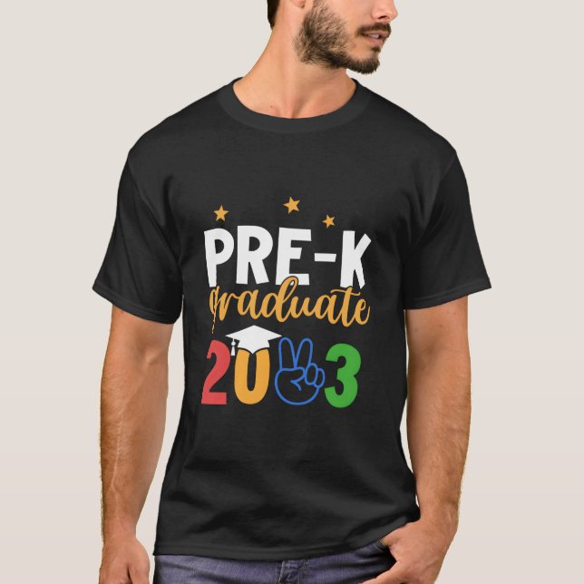 Camiseta Pre-K Graduate Grad Pre-K Graduation 2023 Last Day (Frente)
