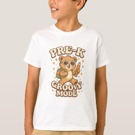 Camiseta Pre-K Groovy Mode Shirt