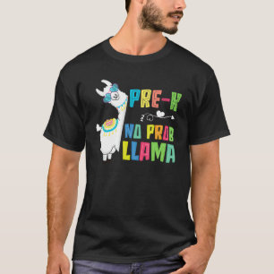 Camiseta Pre K No Prob Lama De Volta Ao Professor
