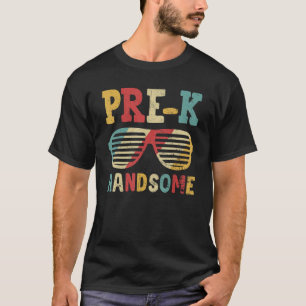 Camiseta Pré-K Óculos De Sol Bonitos De Volta Aos Meninos D