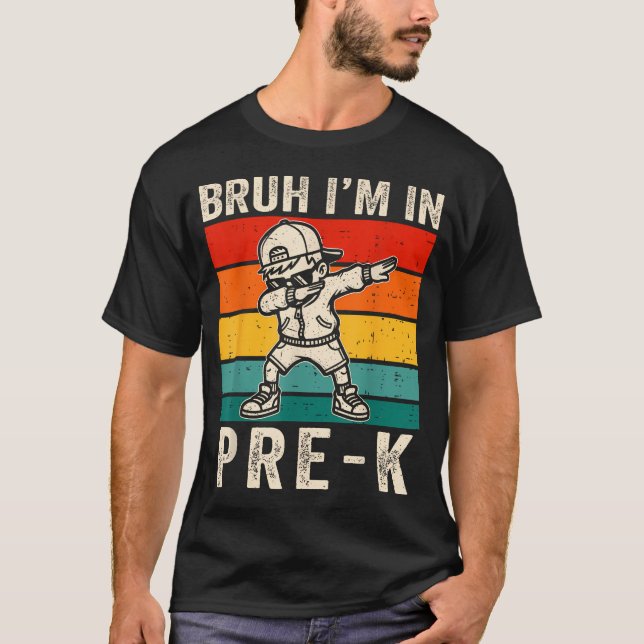 Camiseta Pré K Para Meninos Professor De Pré-Escola De Volt (Frente)