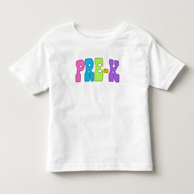 Camiseta Pre-K Power: Where Big Personalities Start Small (Frente)
