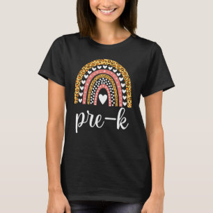 Camiseta Pré K Pré-Jardim Infantil Meninas de Volta Para