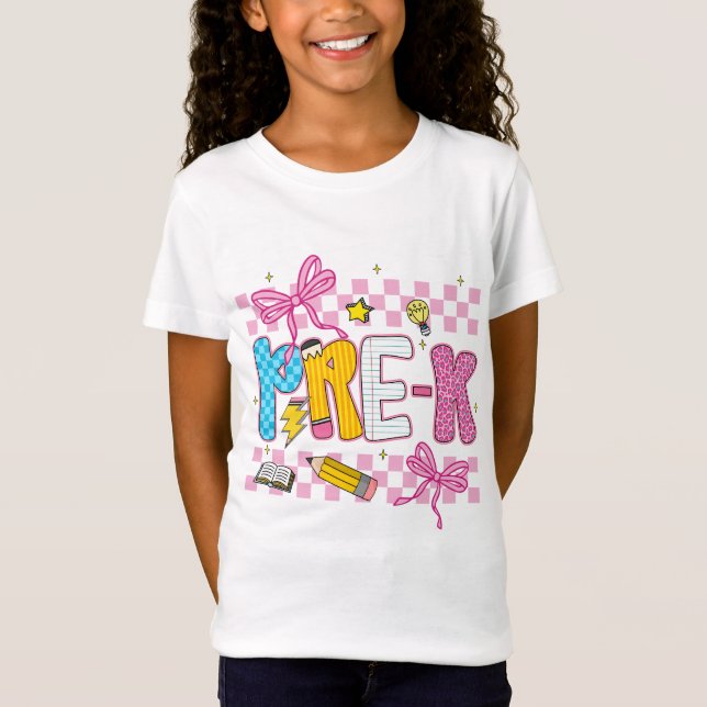 Camiseta Pré-K RETRO série  (Frente)