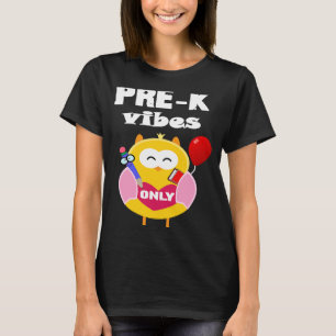 Camiseta Pré-K Só Viba Professores De Jardim De Infância De