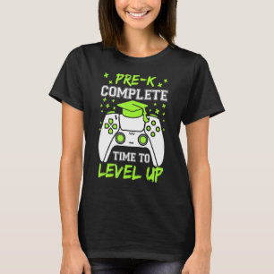 Camiseta Pré-K Tempo Total Para Alinhar O Gradu Do Toddler