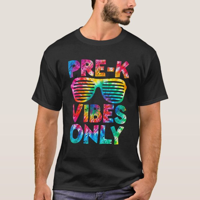 Camiseta Pré-K Vibes Apenas Volta À Escola (Frente)