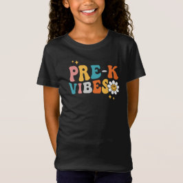 Camiseta Pré-K Vibes Groovy Design