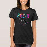 Pre K Vibrações Dia de Apreciação de Tie Dye Volta