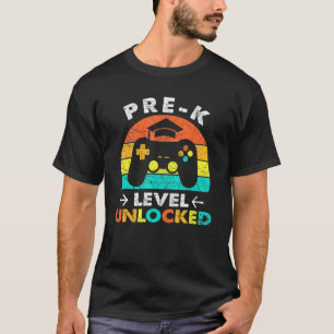 Camiseta Pré-K Voltar ao nível escolar Desbloqueado Video G