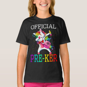 Camiseta Pré-Ker Oficial De Volta Ao Unicórnio Escolar