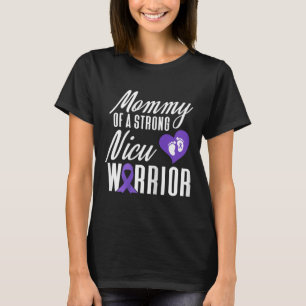 Camiseta Pré-maturidade Sensibilização Mamãe Nicu Warrior P