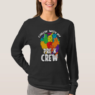 Camiseta Pré-Tripulação Do K De Volta Para Estudantes De Ga