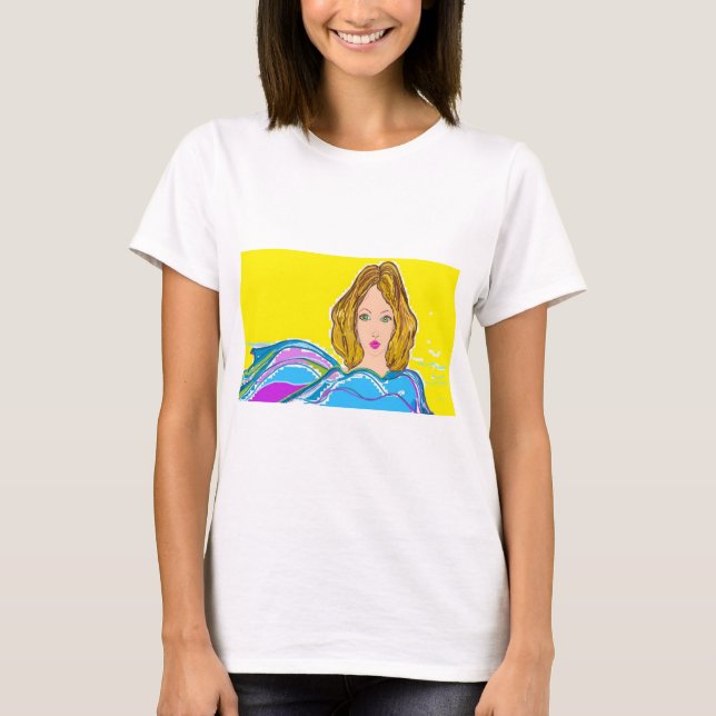 Camiseta Preciosa mujer verano. (Frente)